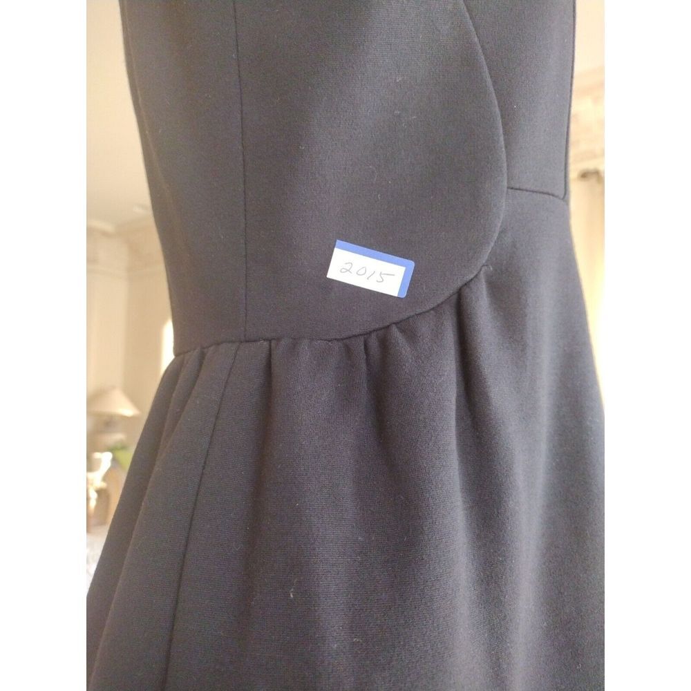 Taylor Dress Women 4 Black Cap Sleeve Lined Office Career Party Fit and Flare - Picture 4 of 8